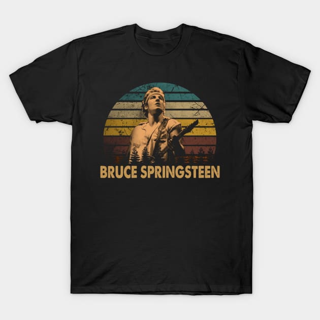 Springsteen's Wrecking Ball Tour Memorabilia T-Shirt by WalkTogether